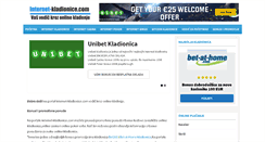 Desktop Screenshot of internet-kladionice.com